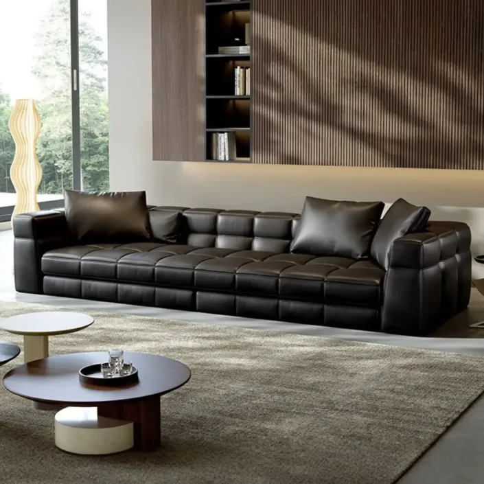 Blazer Influencer Top-Grain Leather Sofa
