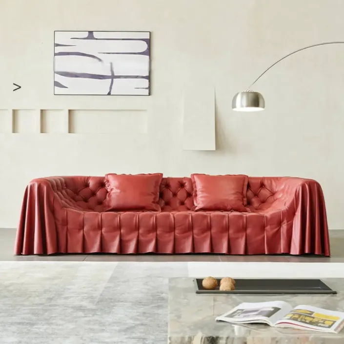 Globe Furnishings - Bohemian Skirted Sofa