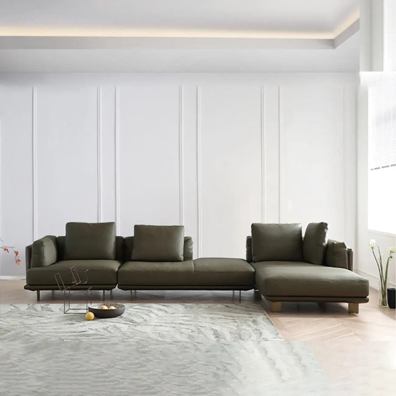 主图-01 Globe Furnishings - Italian-style Woven Sofa