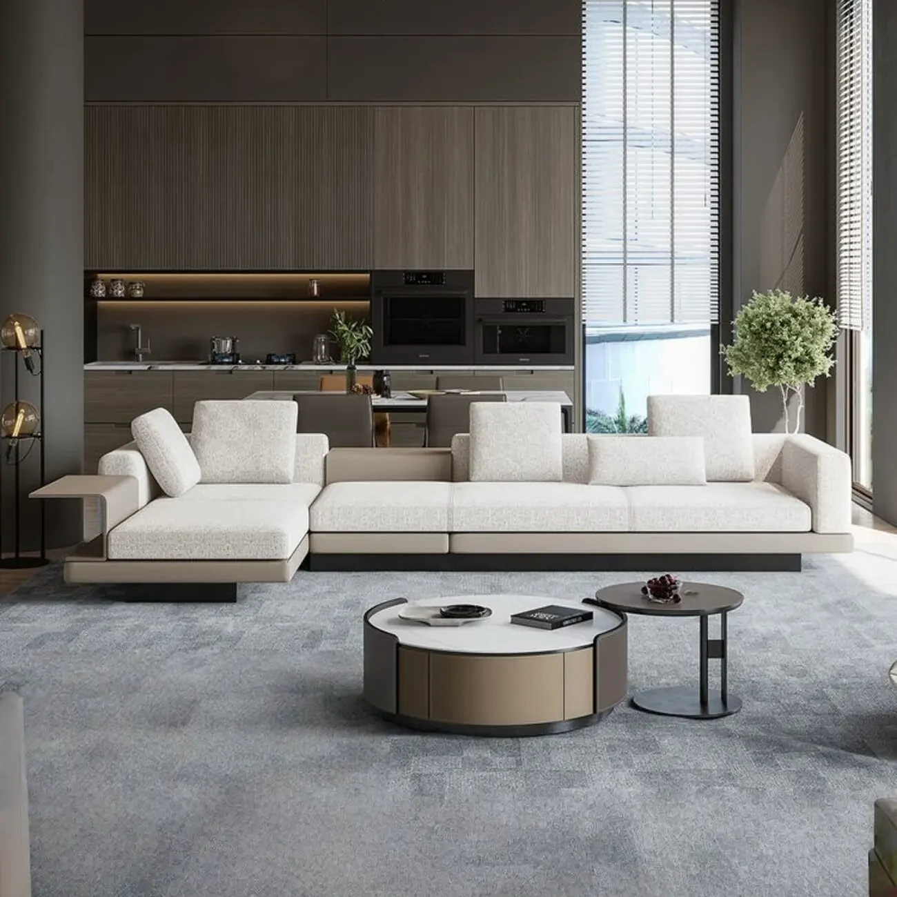 主图-01 Globe Furnishings - Italian-style premium Connolly sofa