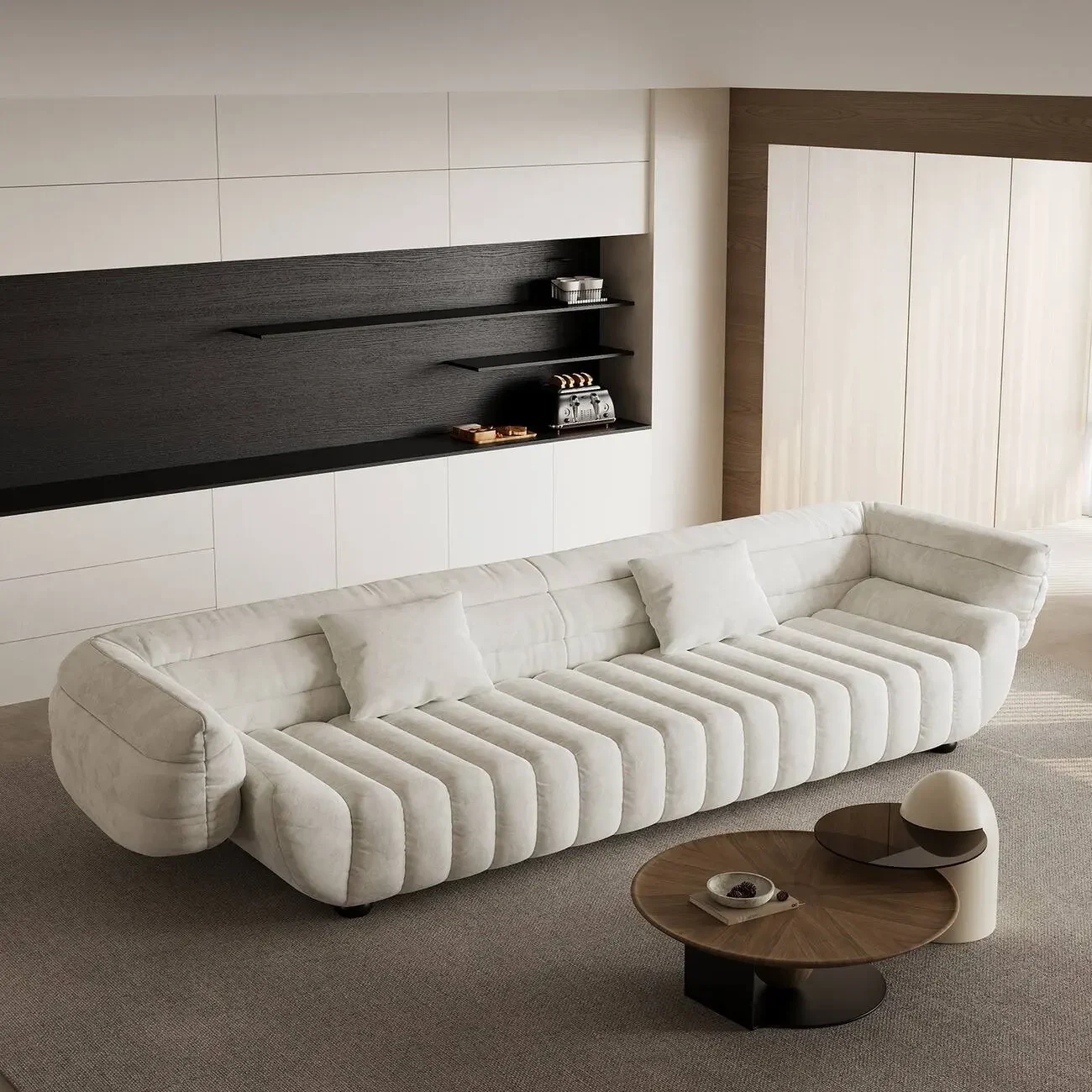 主图-01_副本 Globe Furnishings - Italian-Style Sofa Banana Boat Designer Upholstered Sofa