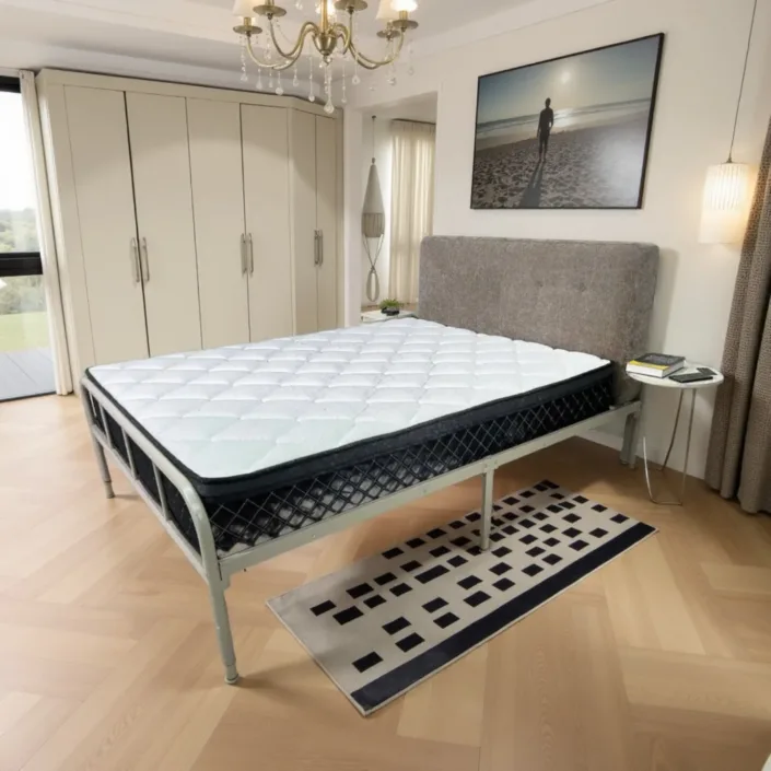 Globe Furnishings - Nordic Style Minimalist Double Bedroom Bed Globe Furnishings - Nordic Style Minimalist Double Bedroom Bed