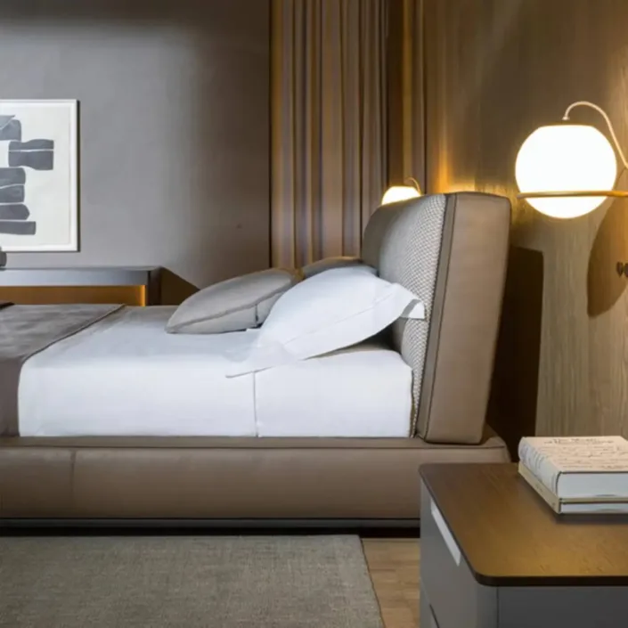 Globe Furnishings - Italian Minimalist Aldgate Bed Globe Furnishings - Italian Minimalist Aldgate Bed