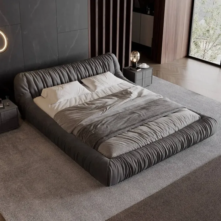 Globe Furnishings - Italian-Style Master Bedroom Leather Sports Car Bed Globe Furnishings - Italian-Style Master Bedroom Leather Sports Car Bed