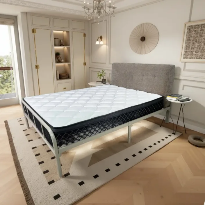 Nordic Style Minimalist Double Bedroom Bed
