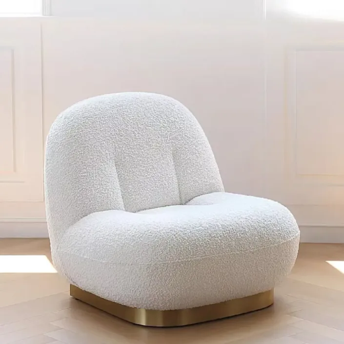 Globe Furnishings - Snowy Cloud Single Armchair Globe Furnishings - Snowy Cloud Single Armchair
