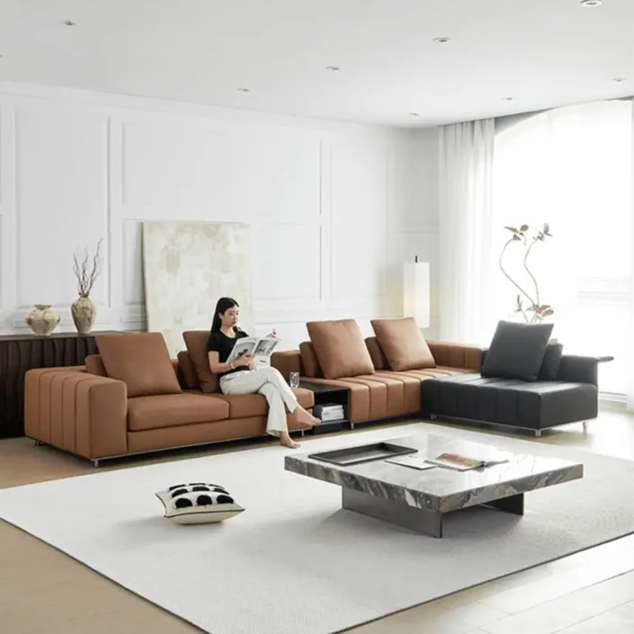 Globe Furnishings - Italian-style Piano-key Sofa Globe Furnishings - Italian-style Piano-key Sofa