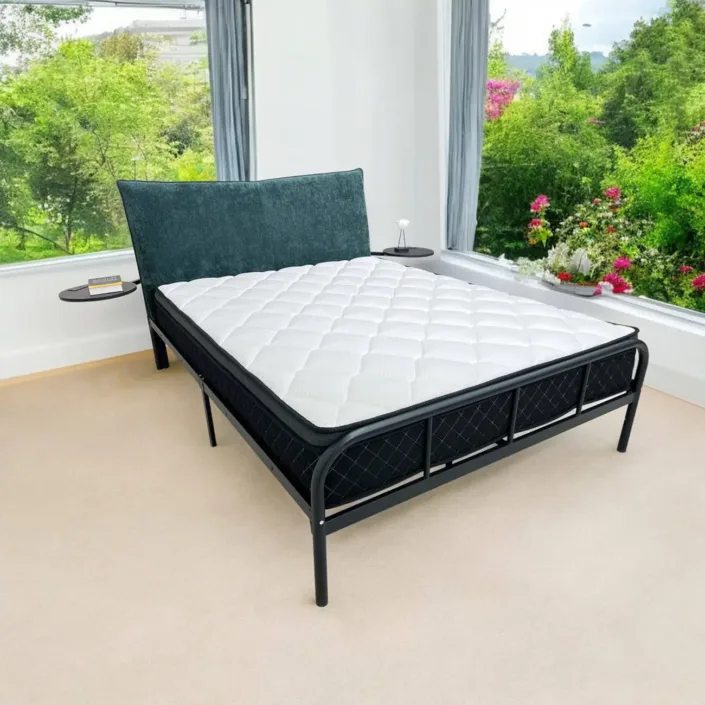 Globe Furnishings - Nordic Style Comfortable Minimalist Double Bed Globe Furnishings - Nordic Style Comfortable Minimalist Double Bed