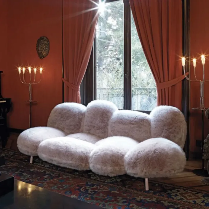 Globe Furnishings - Fluffy Puff Modular Sofa Globe Furnishings - Fluffy Puff Modular Sofa