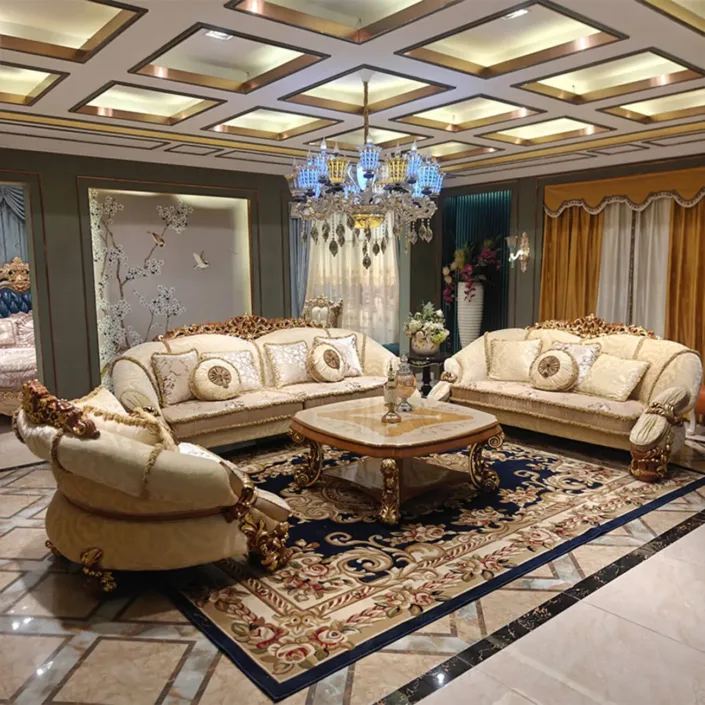 Globe Furnishings - French Court Luxury Villa Sofa