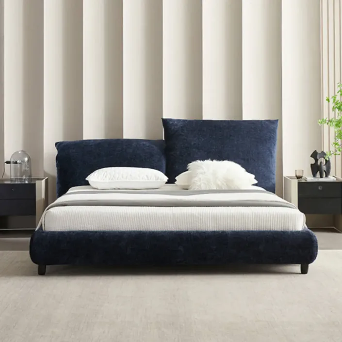 Chenille Petal Fabric Bed