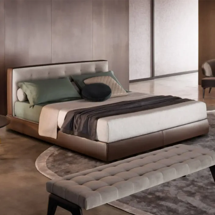 Globe Furnishings - Nordic Fabric Double Bedford Bed Globe Furnishings - Nordic Fabric Double Bedford Bed
