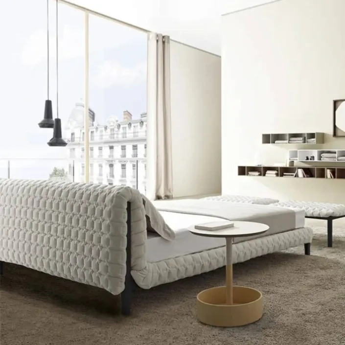 Globe Furnishings - Original Replica Suede Free-Form Space Bed Globe Furnishings - Original Replica Suede Free-Form Space Bed