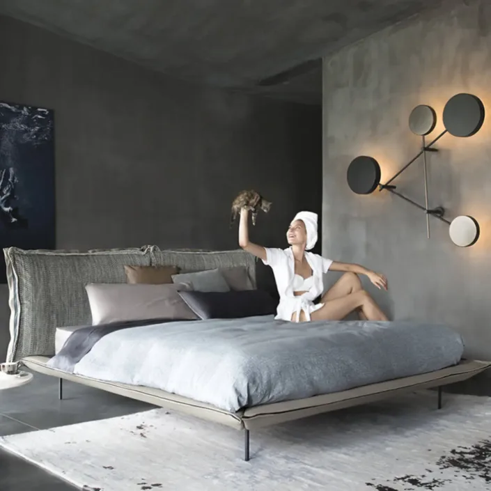 Globe Furnishings - Italian Designer Genuine Leather Auto-Reverse Bed Globe Furnishings - Italian Designer Genuine Leather Auto-Reverse Bed