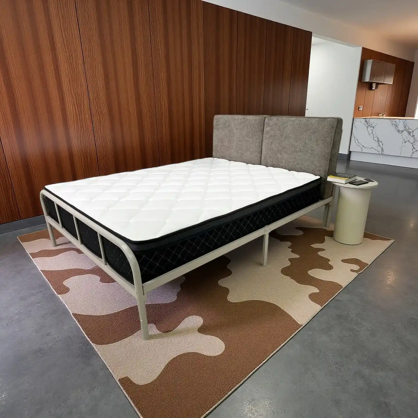 主图-02_1 Globe Furnishings - Extremely Simple And Comfortable High-quality Double Bed
