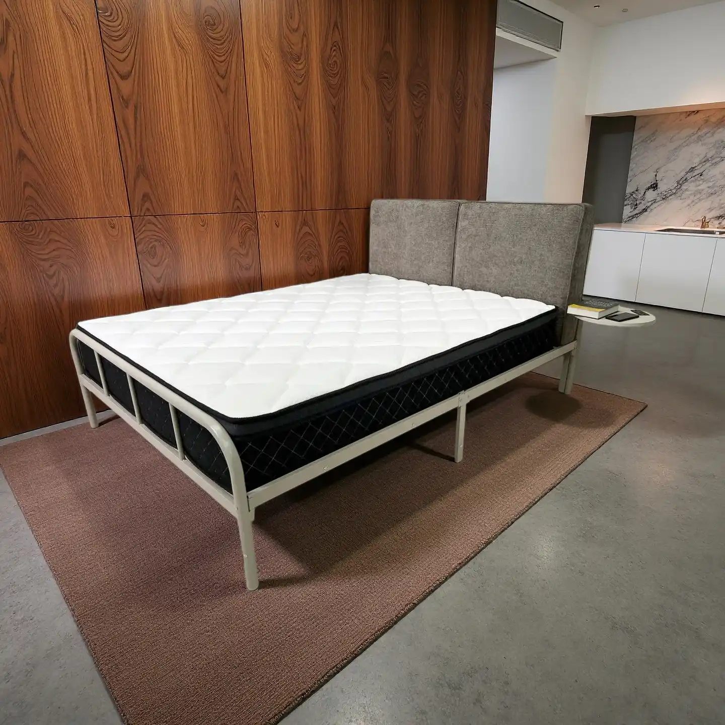 主图-02_3 Globe Furnishings - Extremely Simple And Comfortable High-quality Double Bed