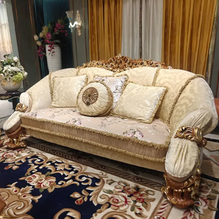 Globe Furnishings - French Court Luxury Villa Sofa