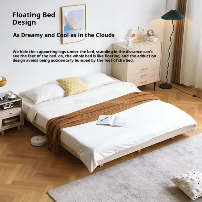 Globe Furnishings - Modern Minimalist Comfort Double Bed Globe Furnishings - Modern Minimalist Comfort Double Bed