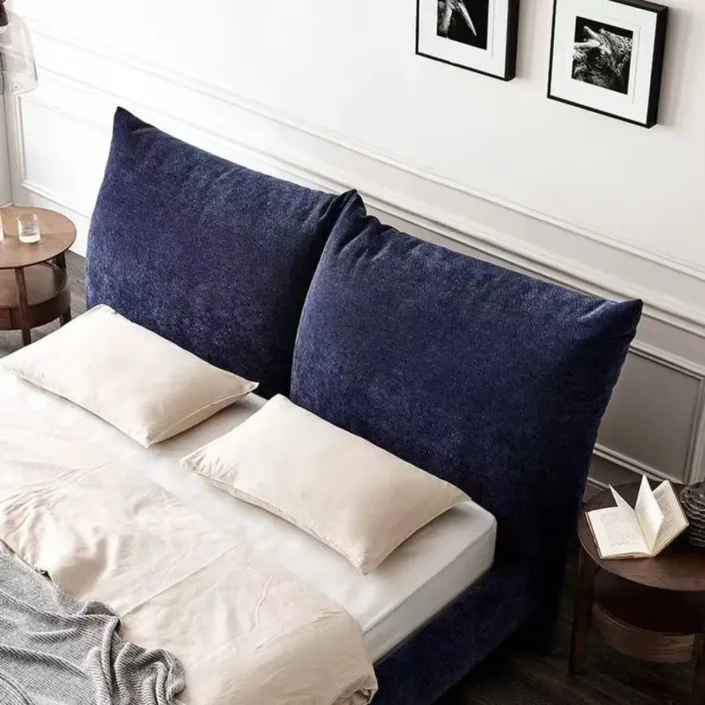 Globe Furnishings - Chenille Petal Fabric Bed Globe Furnishings - Chenille Petal Fabric Bed