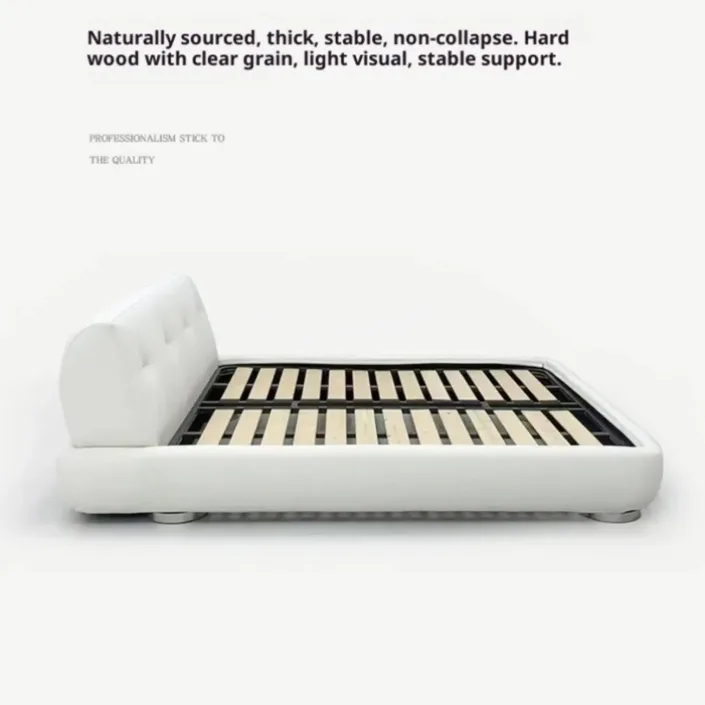 Globe Furnishings - Italian Minimalist Teddy Velvet Supermoon Bed Globe Furnishings - Italian Minimalist Teddy Velvet Supermoon Bed