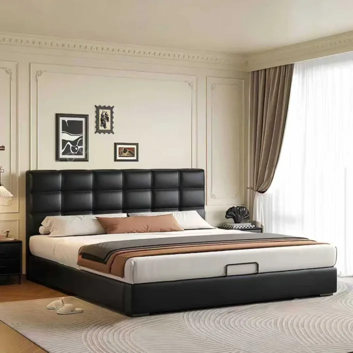 Laurence Influencer Genuine Leather Bed