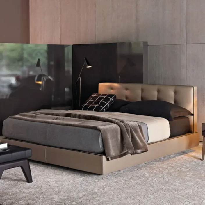 Globe Furnishings - Nordic Fabric Double Bedford Bed Globe Furnishings - Nordic Fabric Double Bedford Bed