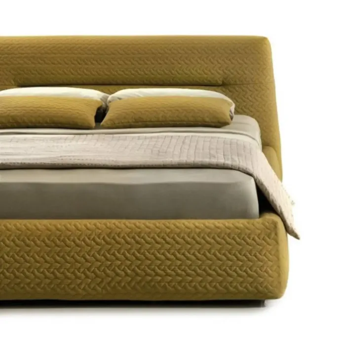 Globe Furnishings - Italian-inspired Luxury Upholstered Papadatos Slope Bed Globe Furnishings - Italian-inspired Luxury Upholstered Papadatos Slope Bed