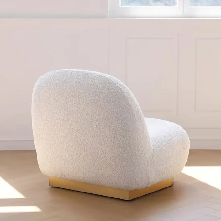 Globe Furnishings - Snowy Cloud Single Armchair Globe Furnishings - Snowy Cloud Single Armchair