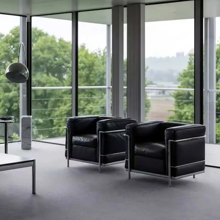 Globe Furnishings - LC2 Bauhaus Sofa Globe Furnishings - LC2 Bauhaus Sofa