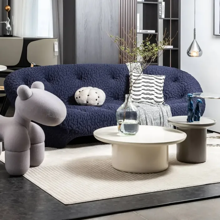 Globe Furnishings - Italian Minimalist Shell Sofa