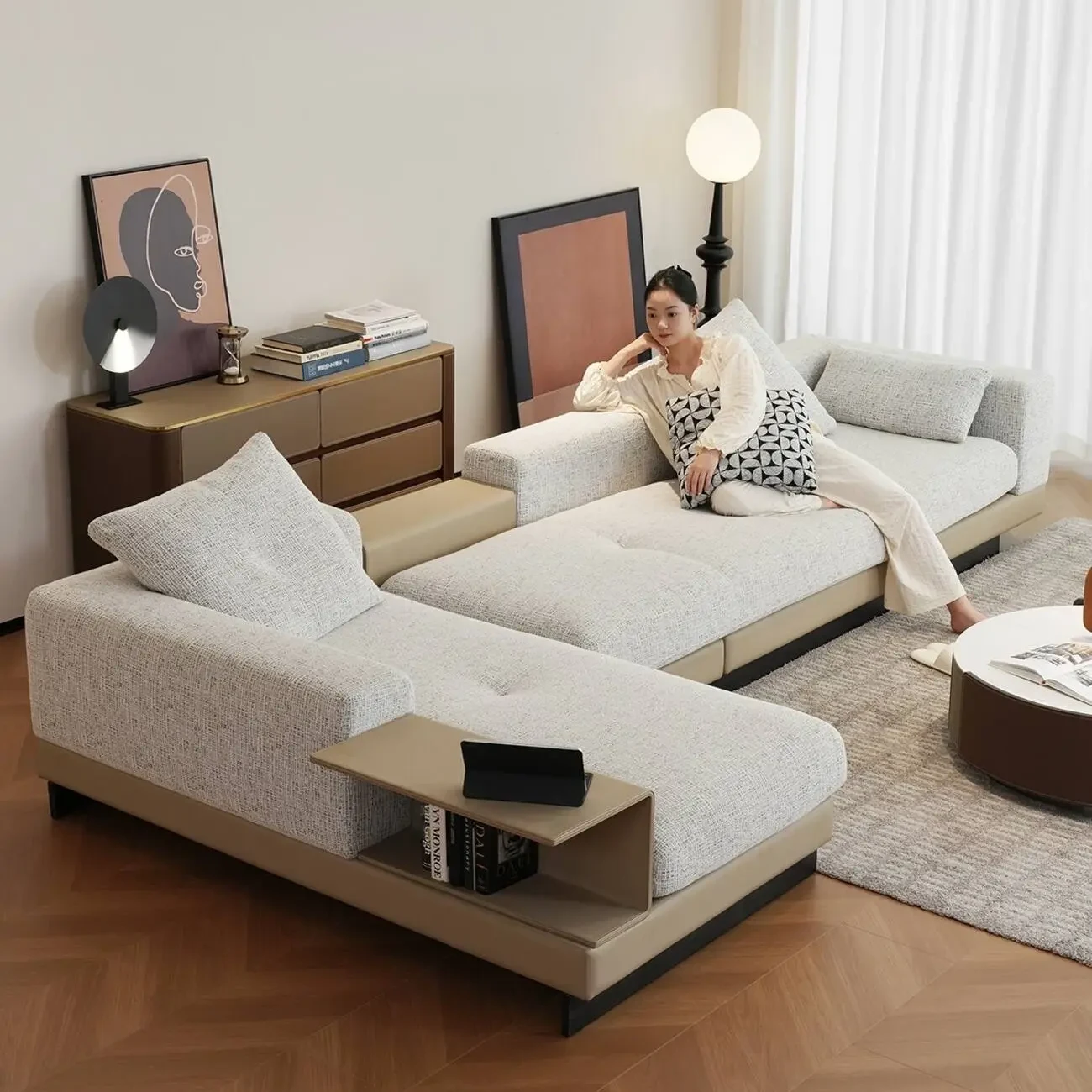 主图-03 Globe Furnishings - Italian-style premium Connolly sofa