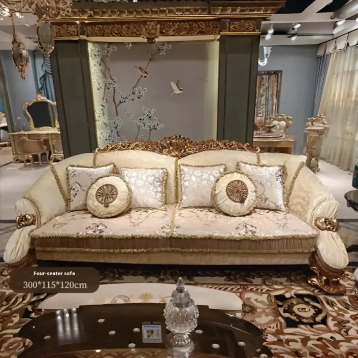 Globe Furnishings - French Court Luxury Villa Sofa