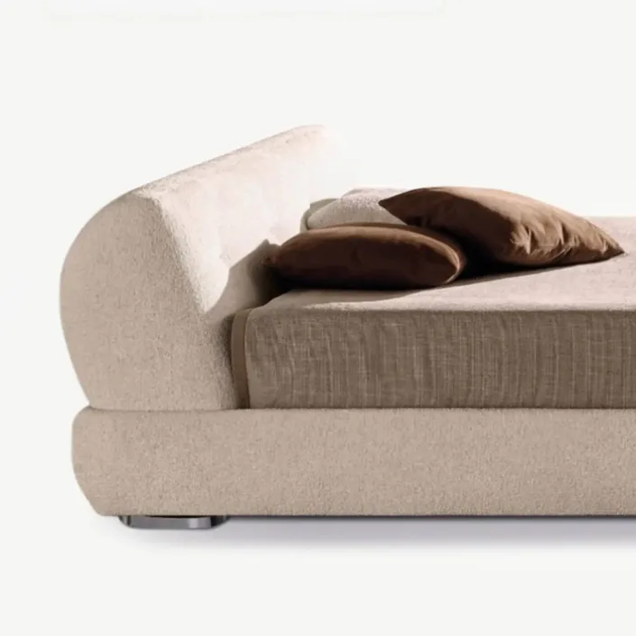 Globe Furnishings - Italian Minimalist Teddy Velvet Supermoon Bed Globe Furnishings - Italian Minimalist Teddy Velvet Supermoon Bed