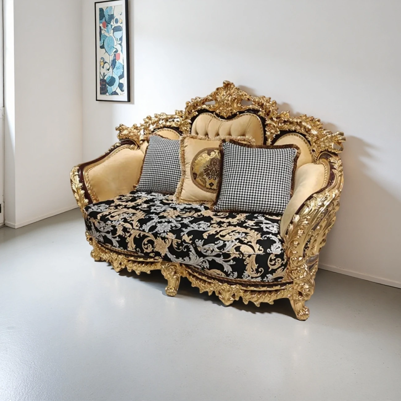 主图-04 Globe Furnishings - French Luxury Palace Villa Sofa