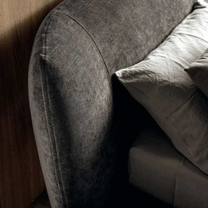 Globe Furnishings - LOGO Italian Minimalist Fabric Floating Bed Globe Furnishings - LOGO Italian Minimalist Fabric Floating Bed
