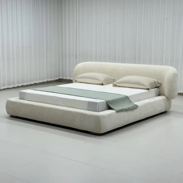 Globe Furnishings - Italian Minimalist Linen-Cotton Blend Cradle Bed Globe Furnishings - Italian Minimalist Linen-Cotton Blend Cradle Bed