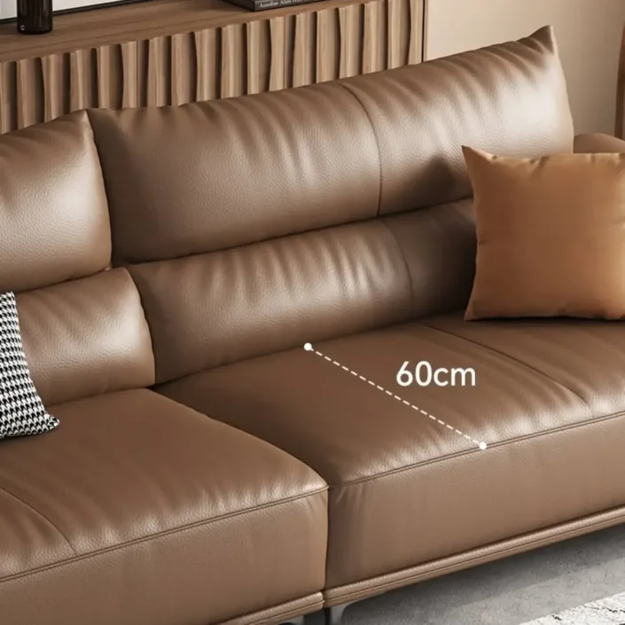 Globe Furnishings - Luxurious Harbour Italian Leather Sofa Globe Furnishings - Luxurious Harbour Italian Leather Sofa