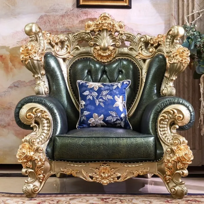 Globe Furnishings - European Luxury Top-Grain Cowhide Villa Sofa Globe Furnishings - European Luxury Top-Grain Cowhide Villa Sofa