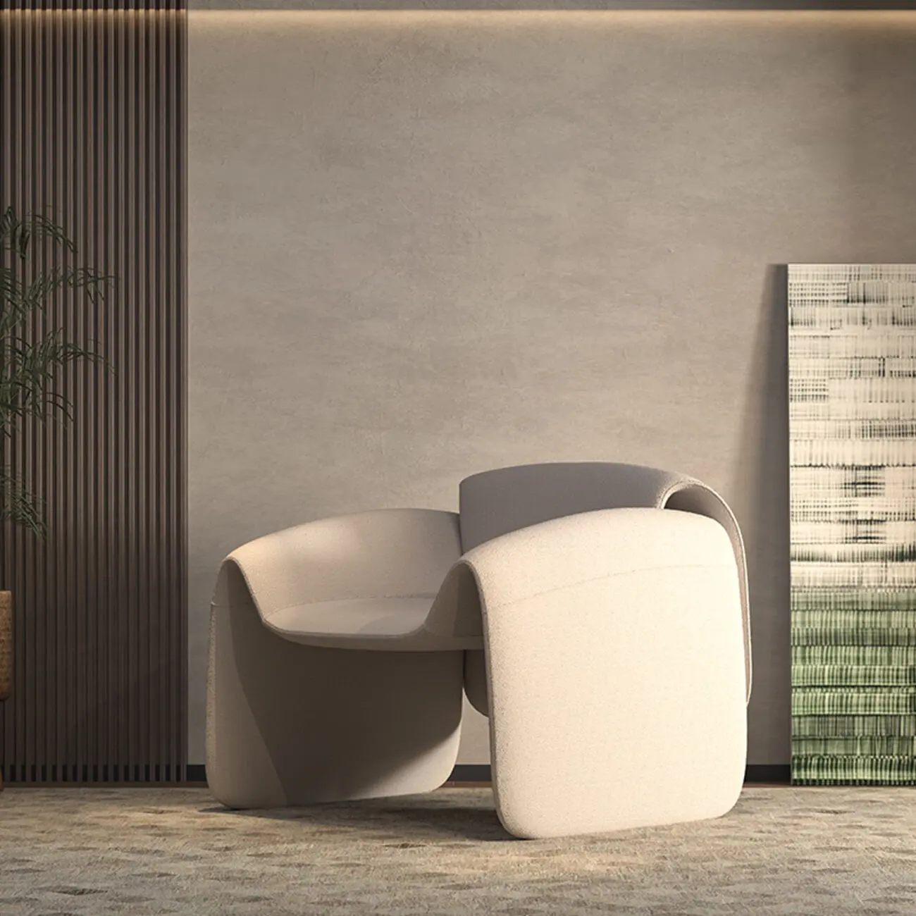 主图-04 Globe Furnishings - Italian Minimalist Creative Luxury Crab Armchair
