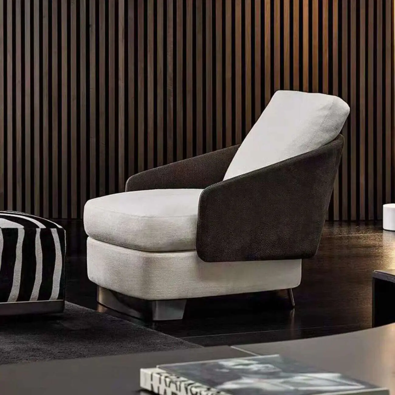 主图-04 Globe Furnishings - Italian Minimalist Lawson Lounge Chair