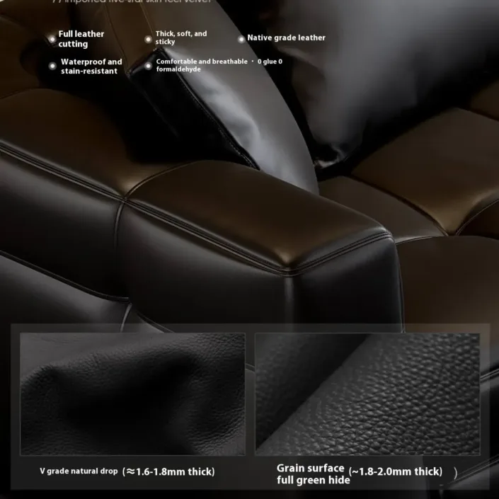 Globe Furnishings - Blazer Influencer Top-Grain Leather Sofa Globe Furnishings - Blazer Influencer Top-Grain Leather Sofa