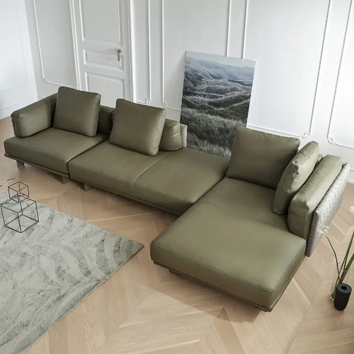 Globe Furnishings - Italian-style Woven Sofa Globe Furnishings - Italian-style Woven Sofa