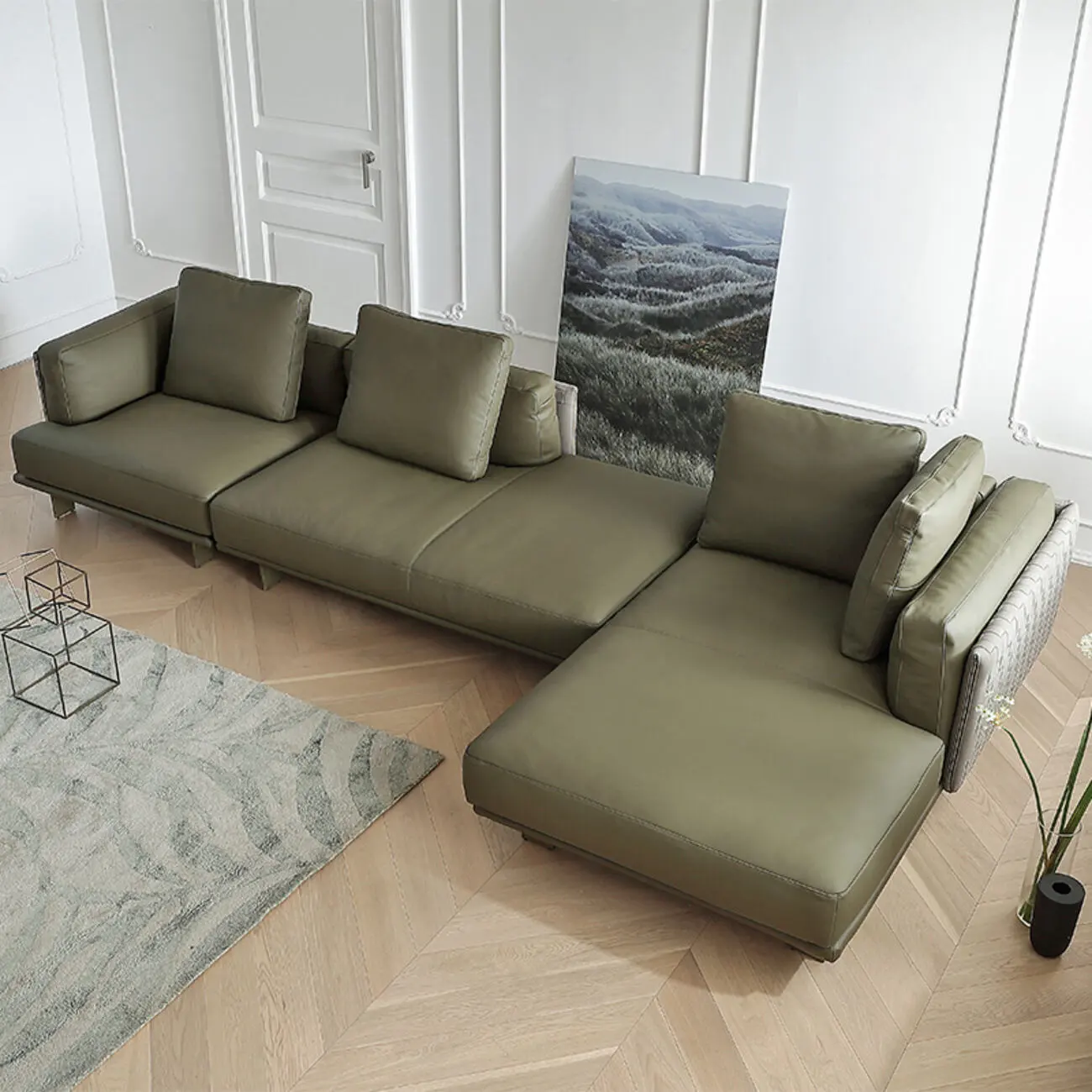 主图-04 Globe Furnishings - Italian-style Woven Sofa