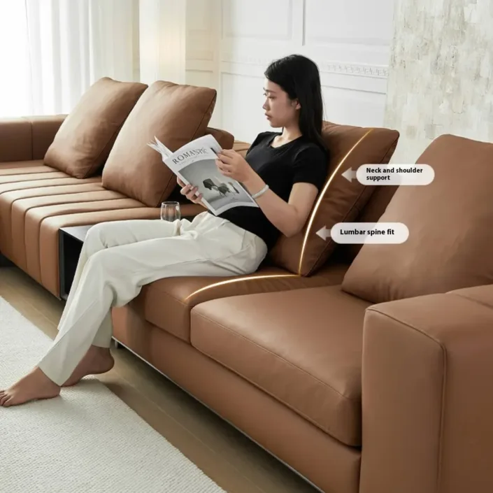 Globe Furnishings - Italian-style Piano-key Sofa Globe Furnishings - Italian-style Piano-key Sofa