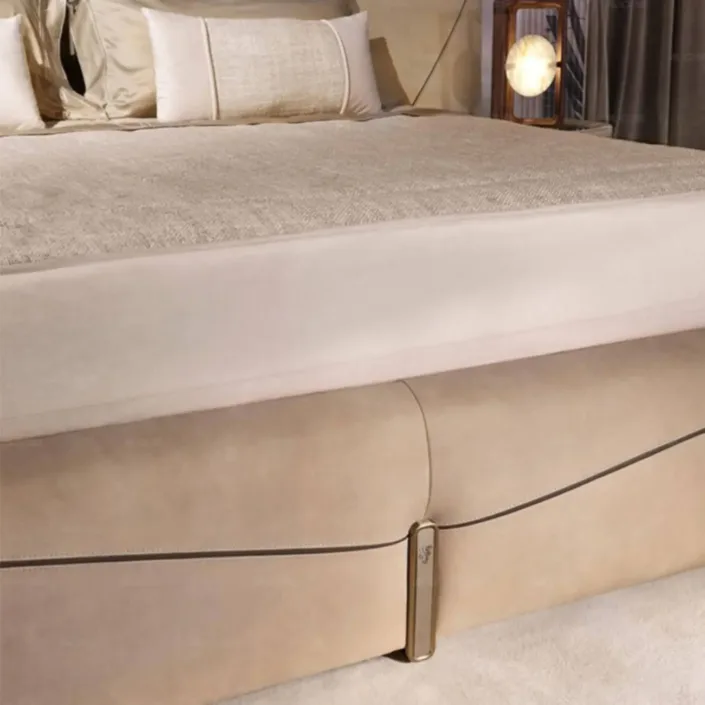 Globe Furnishings - Italian-Style Luxury Leather Envelope Bed Globe Furnishings - Italian-Style Luxury Leather Envelope Bed
