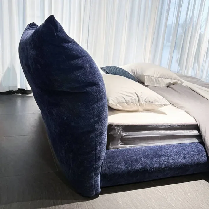 Globe Furnishings - Chenille Petal Fabric Bed Globe Furnishings - Chenille Petal Fabric Bed