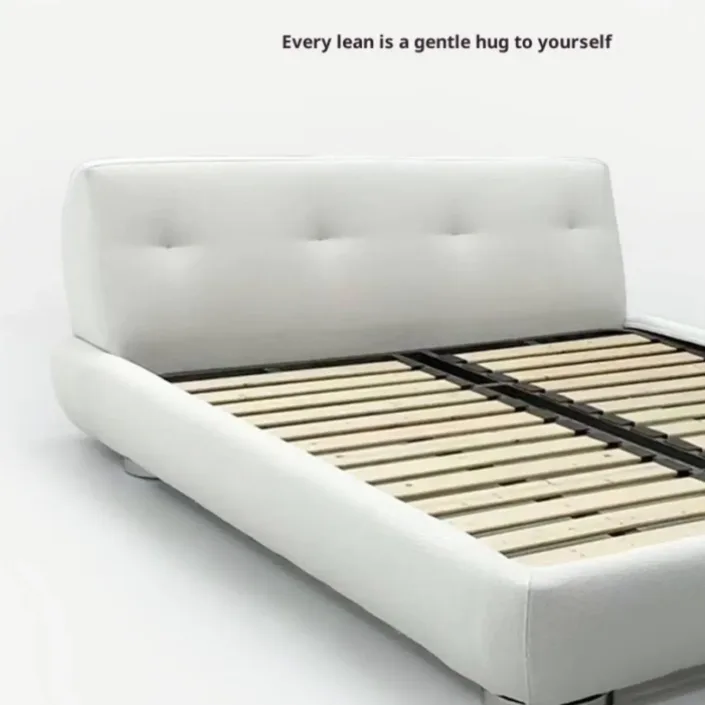 Globe Furnishings - Italian Minimalist Teddy Velvet Supermoon Bed Globe Furnishings - Italian Minimalist Teddy Velvet Supermoon Bed