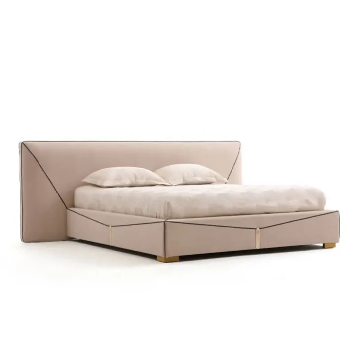 Globe Furnishings - Italian-Style Luxury Leather Envelope Bed Globe Furnishings - Italian-Style Luxury Leather Envelope Bed