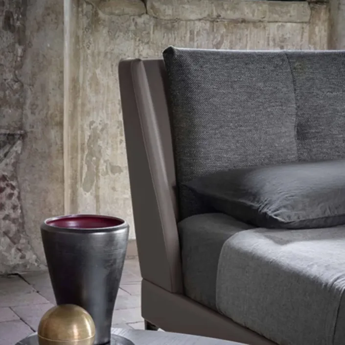 Globe Furnishings - Bretagne Bed in Italian Minimalist Genuine Leather Globe Furnishings - Bretagne Bed in Italian Minimalist Genuine Leather