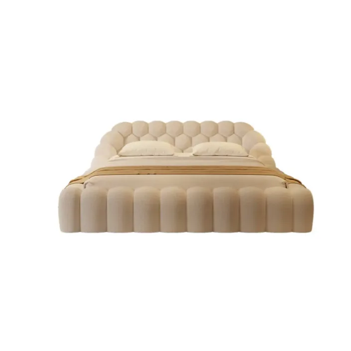 Globe Furnishings - Cream-Style Fabric Soccer Bed Globe Furnishings - Cream-Style Fabric Soccer Bed
